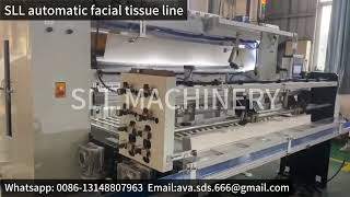 SLL full automatic soft facial tissue production line automatic transfer paper making machine [upl. by Childers]