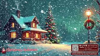 Relaxing Christmas Ambience Holiday Vibes Snowstorm Sounds 35 [upl. by Belshin]