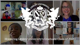 Honoring Lesley Universitys Graduate Class of 2020 [upl. by Lalat]