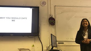 my gcse speech on why you should date me [upl. by Gneh]