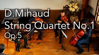 D Mihaud String Quartet No1 Op5 [upl. by Gerbold]