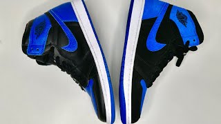 LEATHER JUST CANT BE BEAT REIMAGINED ROYAL AIR JORDAN 1 COMPARISON [upl. by Atila]