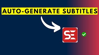 How to Automatically Transcribe and Add Subtitles to a Video Using Subtitle Edit [upl. by Hawger]