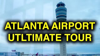 Atlanta Georgia Airport ATL Tour HartsfieldJackson Atlanta airporttour [upl. by Atinehc]