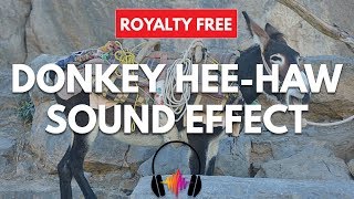 Donkey Hee Haw Sound Effect [upl. by Sirotek]