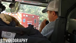 Ride Along Bedford Fire Department Engine 3 Responding to a Medical [upl. by Enitsirk622]