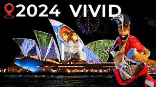 VIVID SYDNEY 2024 GUIDE🚶‍♀️ Darling Harbour The Rocks Barangaroo [upl. by Ho]