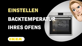 Wie man die Backtemperatur Ihres Ikea ANRÄTTA Ofens einstellt [upl. by Lowson]