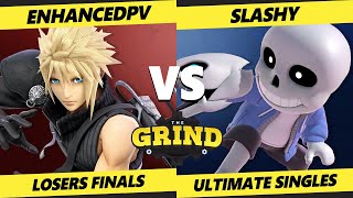 The Grind 234 Losers Finals  enhancedpv Cloud Vs SLASHY Mii Brawler Smash Ultimate  SSBU [upl. by Elauqsap]