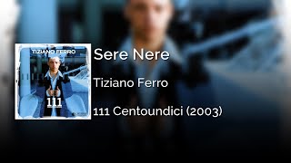 Tiziano Ferro  Sere Nere  Letra Italiano  Español [upl. by Adnawyt876]