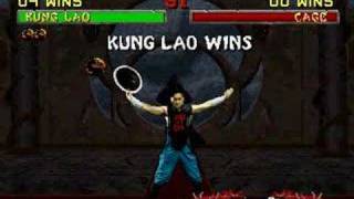 Mortal Kombat II Kung Lao MidSlice Fatality [upl. by Addison]