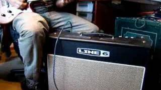 Line 6 Flextone III  Jazz Clean with Godin LG P90 [upl. by Rilda]