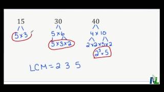 Lowest Common Multiple with Lists and Factor Tree [upl. by Akemrej]