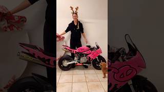 Everyone meet YUKI 2 🏍️🎁 my new pit bike Ohvale GP0 pitbike 160cc ohvale [upl. by Mcmaster]