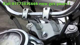 Yamaha XVS1100 Pullback Risers from Custom Cruisers UK [upl. by Wolf448]