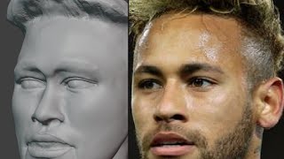 Blender Sculpting Neymar Júniorlikeness [upl. by Saberio255]