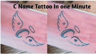 Tattoo tips for C name  C name tattoo [upl. by Leveridge]