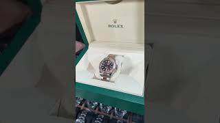 Rolex Yachtmaster 37 Midsize Steel Rose Brown Dial Gold Mens Watch 268621 Review  SwissWatchExpo [upl. by Kciremed]