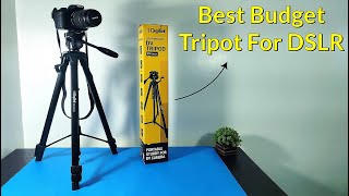 Best Budget Tripod For DSLR  Tripod For Canon Eos 1500D  55250 mm Lens [upl. by Hanschen438]