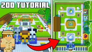 Minecraft Tutorial How To Make A Zoo [upl. by Walrath]