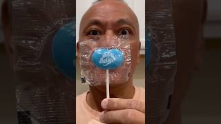 ASMR JELLY BELLY LOLLIPOP CANDY BERRY BLUE FLAVOR AND EATING SOUN [upl. by Nehgaem]