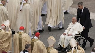 Papst Franziskus spricht in OsterBotschaft von Krieg quotin den Augen der Kinderquot [upl. by Imogene]