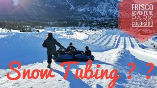 Frisco Adventure Park  Snow Tubing  Colorado Tubing Hill [upl. by Ellekim]