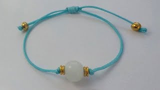 TUTORIAL COMO HACER ESTA PULSERA COQUETA FÁCIL Y RÁPIDA [upl. by Livingston]