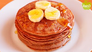 TORTITAS DE AVENA Y PLÁTANO SÚPER FÁCILES Y SALUDABLES [upl. by Cirtemed961]