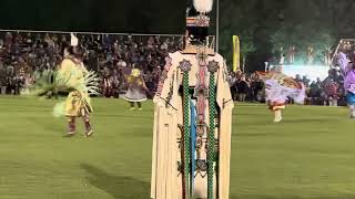 Women’s Fancy Shawl at Cherokee Nation National Holiday Powwow 2023 Saturday night [upl. by Shoifet198]