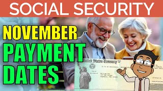 Social Security Checks  November 2024 Payment Schedule Dates Update [upl. by Naujat]