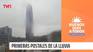 ¡Se largó Las primeras postales de la lluvia en Santiago  Buenos días a todos [upl. by Ysteb39]