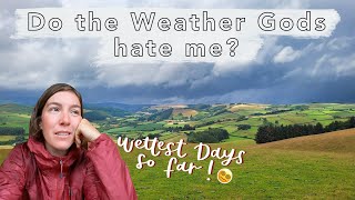 JoGLE ep 31 Offas Dyke Path Days 79  Steep climbs in the Shropshire Hills and even MORE RAIN [upl. by Artemahs]