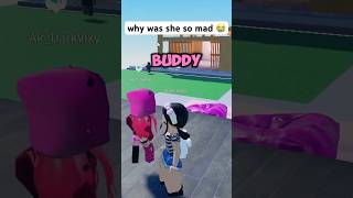 why was she so mad 😭 roblox funny trolling voicechat memes gaming meme [upl. by Ninnahc]