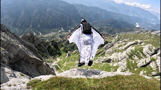 Wingsuit Flight  Monte Cimone  Italy [upl. by Molloy]