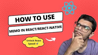 How to use memo function in ReactReact Native in Hindi [upl. by Eisaj]