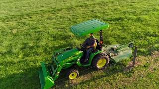 John Deere QuikKnect™ PTO Attachment System [upl. by Elleret584]