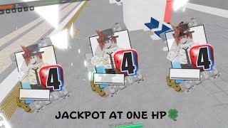 GETTING A HAKARI JACKPOT AT 1HP IN A 2V1  Jujutsu Shenanigans [upl. by Lindon]