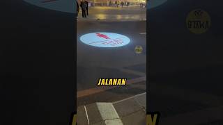 ZebraCross di Cina Pake PROYEKTOR❗😲 videoshort jalan keren [upl. by Heber]