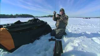 Ice Fishing Crappies In Deep Water [upl. by Aicul]