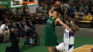 Brian Scalabrine The White Mamba 100 Point Challenge NBA 2K11 [upl. by Nodnart]