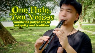 One Flute Two Voices  Polyphonic Ocarinas flutes and more [upl. by Olen477]