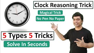 Clock Reasoning Tricks  Short Trick For Clock Questions  Maths Tricks  imran sir maths [upl. by Jdavie]