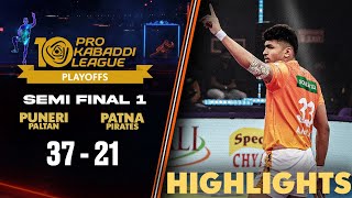 Aslam Inamdar Guides Pune to the PKL Finals  PKL 10 Semi Final 1 Highlights [upl. by Muffin]