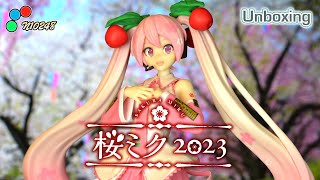 Unboxing of Sakura Miku 2023 Luminasta Figure by Sega [upl. by Fernandes]