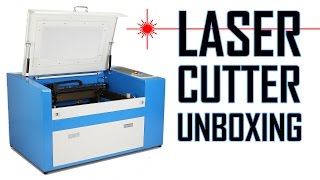 50W Laser CutterEngraver Unboxing and Quick Review [upl. by Artinad]