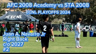 ECNL Playoffs Highlights vs STA 2008 06272024 [upl. by Piderit]