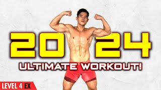 2024 Ultimate Workout  No Gym Bodyweight Level 4 EX [upl. by Dnomse619]