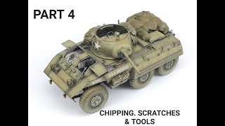 TAMIYA M8 GREYHOUND 135 How to add further effects [upl. by Giraldo35]