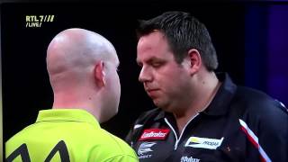 WK Darts 2013 Michel van Gerwen  Adrian Lewis 60 PDC World Championship [upl. by Cynthie]